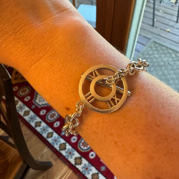 Tiffany & Co. Sterling Silver Atlas 8 Inch Toggle Bracelet - Picture 6 of 9